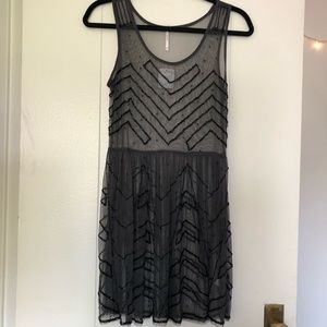 Free People XS sheet embellished dress